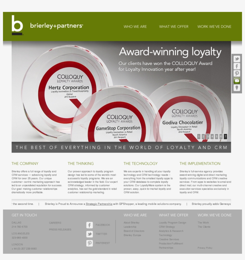 Teradata - Brierley And Partners Loyalty, transparent png #4468507