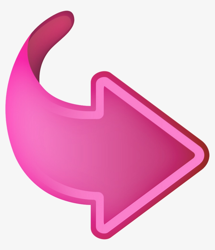Art And Graphics - Png Pink Arrow Pointing, transparent png #4468678