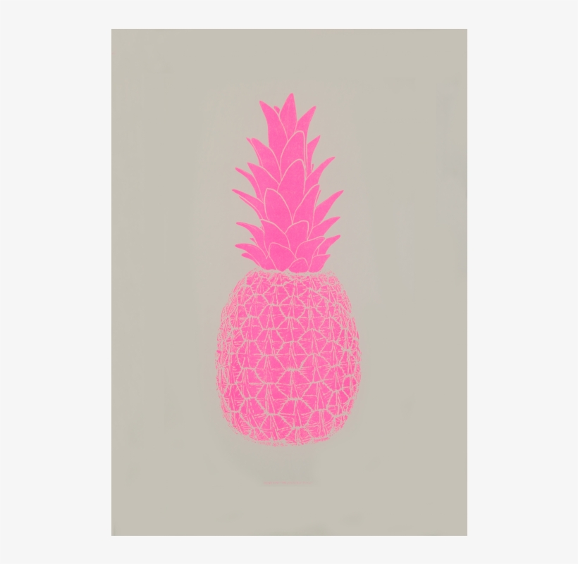 Marke Newton Poster Pink Pina - Marke Newton Risographie Print Pina Black A3, transparent png #4468988