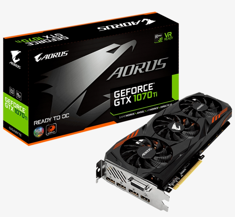 Gtx 1070 Ti Gigabyte, transparent png #4469192