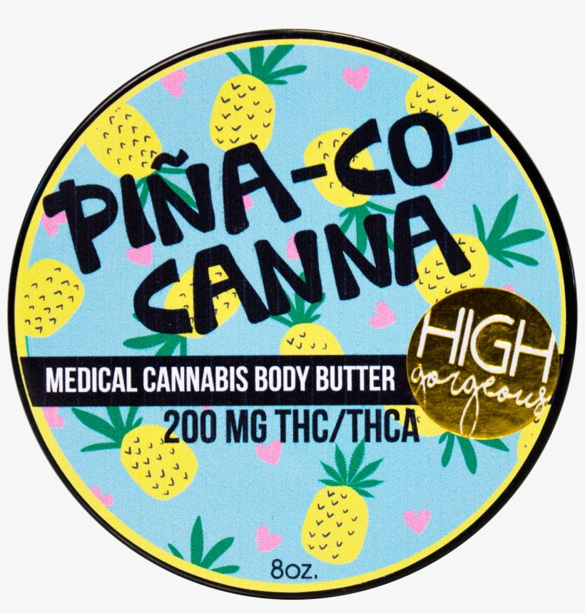 High Gorgeous Pino Co Canna Body Butter, transparent png #4469194