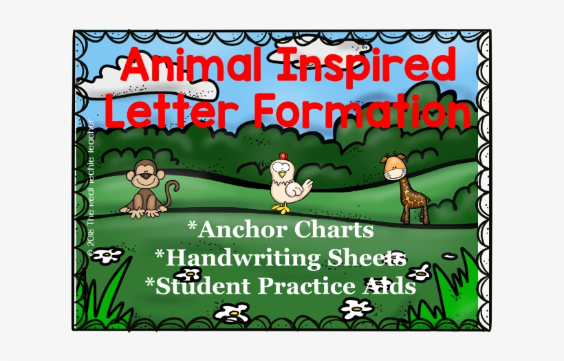 Giraffe,monkey, Chicken Letter Formation By Mscoles86 - Stop Bedwetting Older Child Hypnosis (unabridged) -, transparent png #4469200