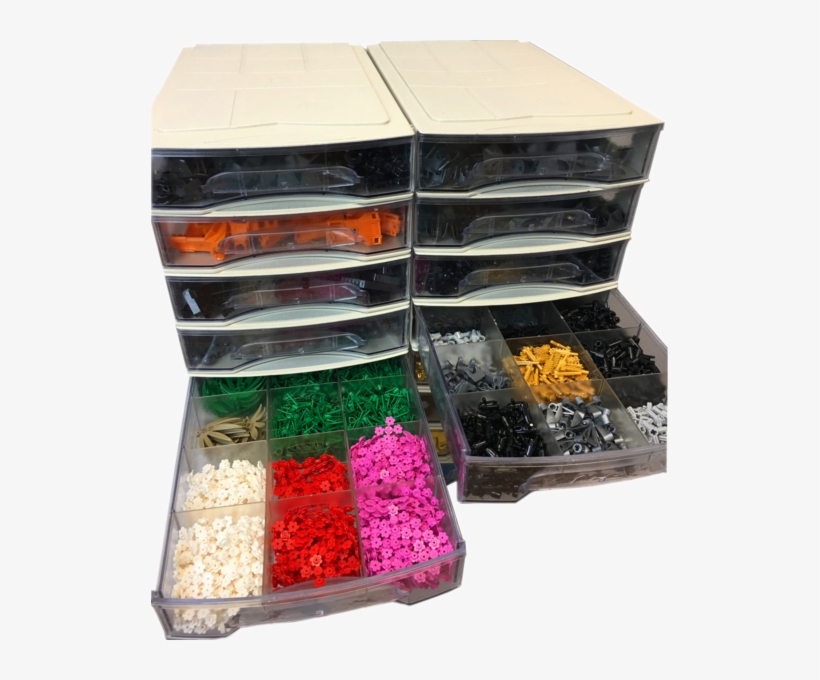 Papimax Stackx Brick Storage Box Set Of 8 Individual - Drawer, transparent png #4469544