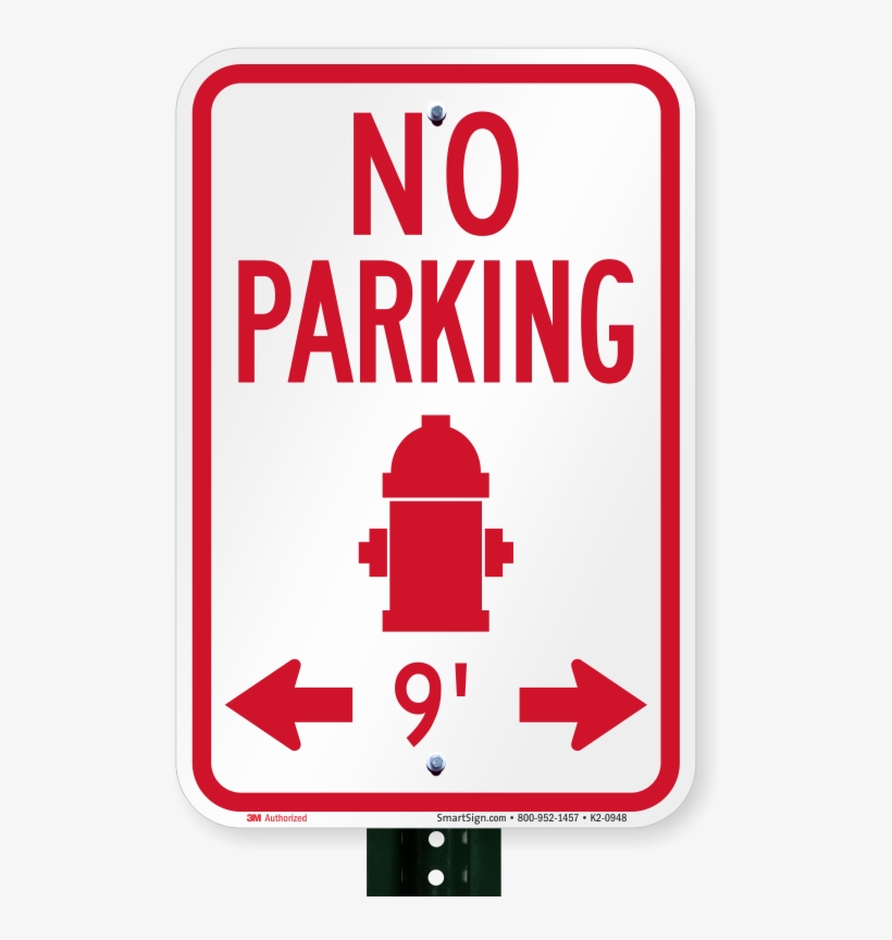 Fire Hydrant Signs Regulations - Bike Parking Signs, transparent png #4469884