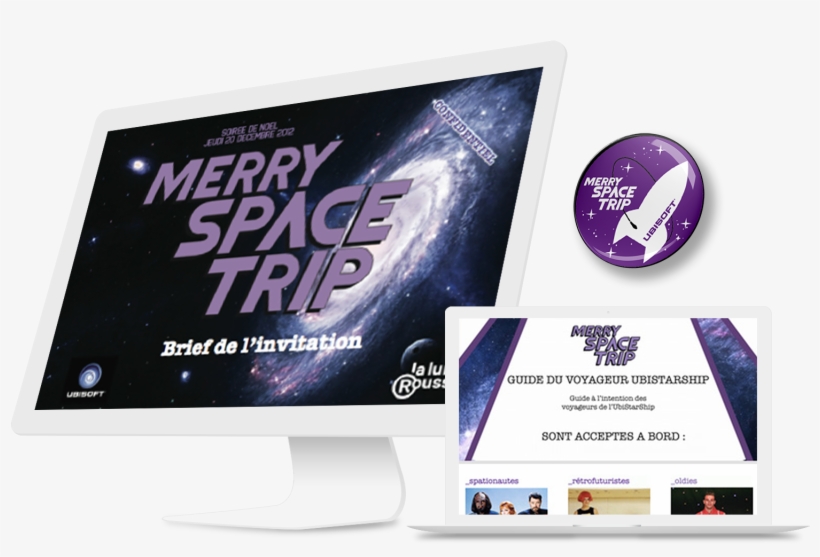 I Worked On The Ubisoft Holiday Party Brief As A Visual - Online Advertising, transparent png #4469941