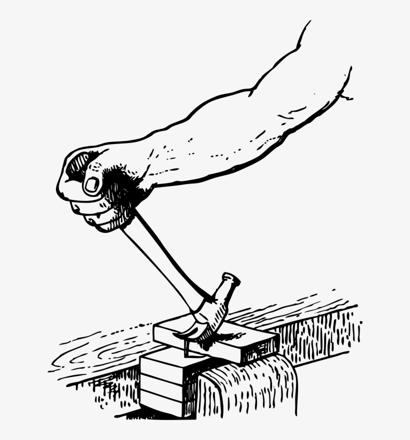 Free Clipart - خلع المسمار من الخشب, transparent png #4470077