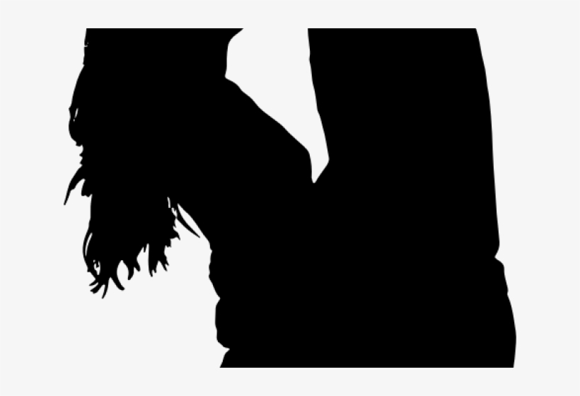 Silhouette Man And Woman - Kiss Silhouette, transparent png #4472554