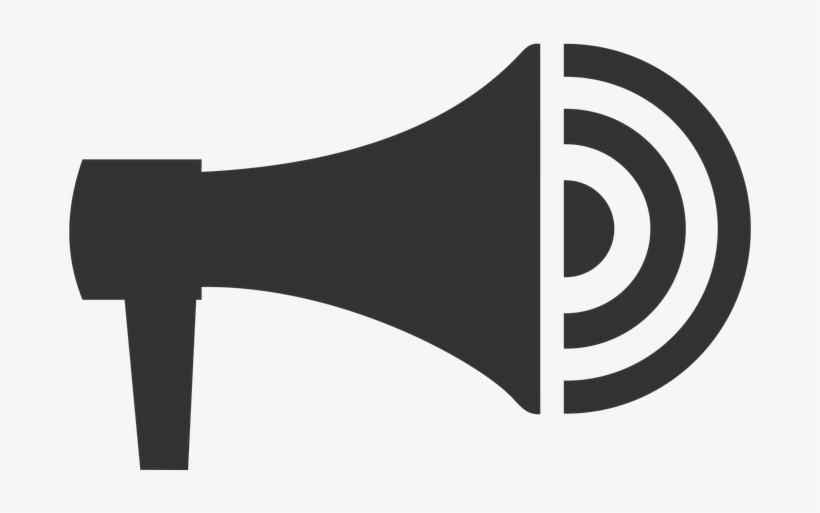Jpg Royalty Free Download Bullhorn Vector Icon - Transparent Background Loudspeaker Icon, transparent png #4473383