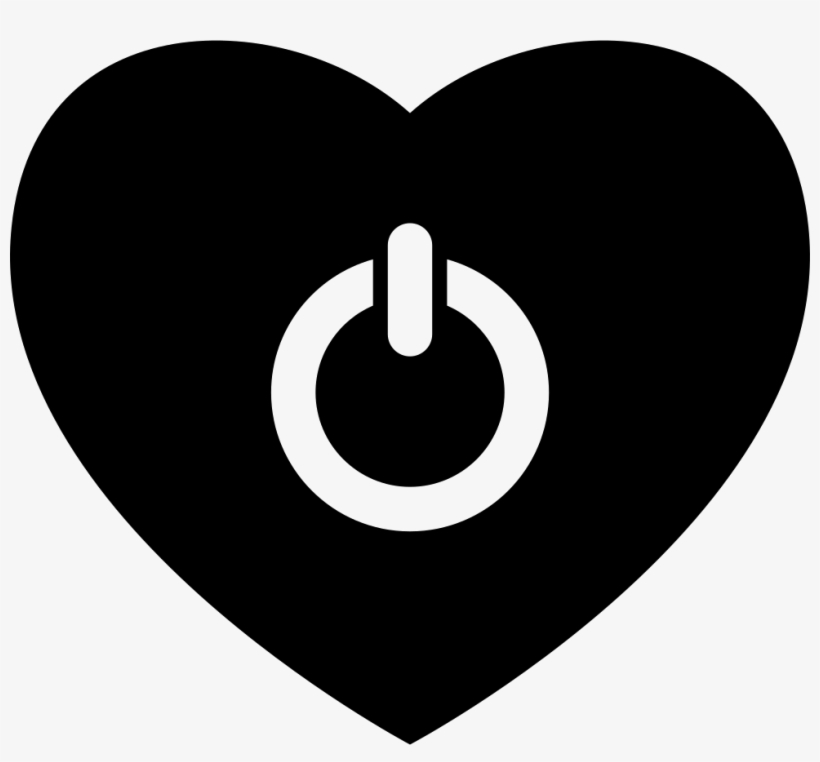 Heart Shaped Power Button Comments - Letras Dentro Do Coração, transparent png #4473442