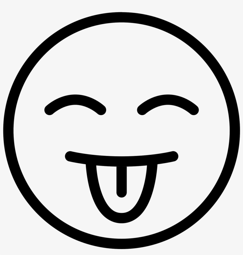 Tongue Out Icon - Icons Crazy, transparent png #4474431