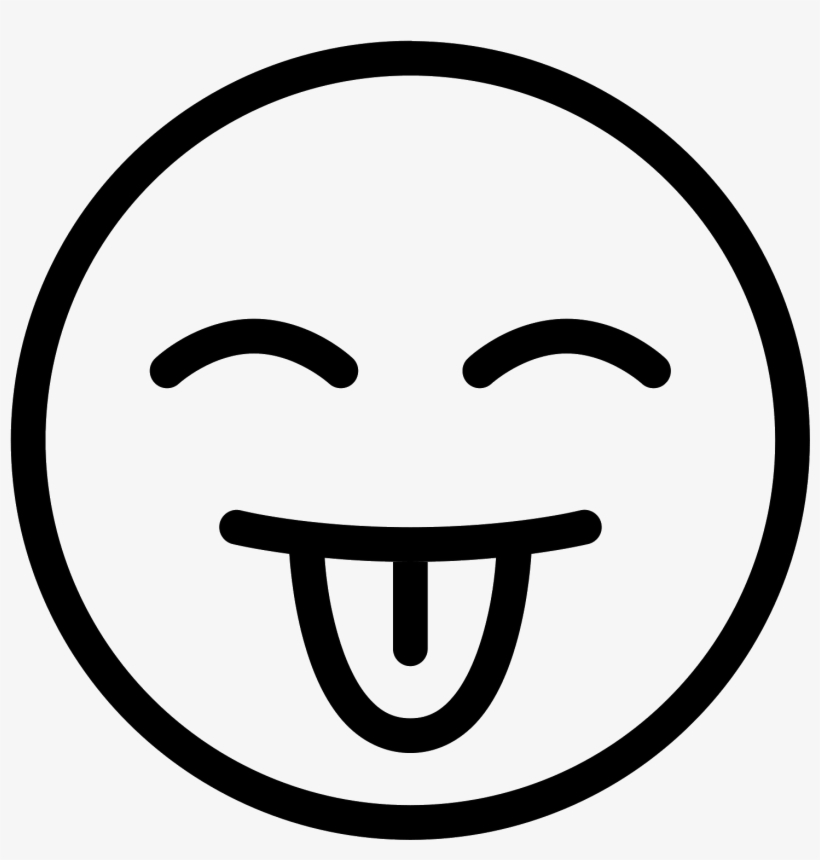 Tongue Out Icon - Icons Crazy, transparent png #4474431