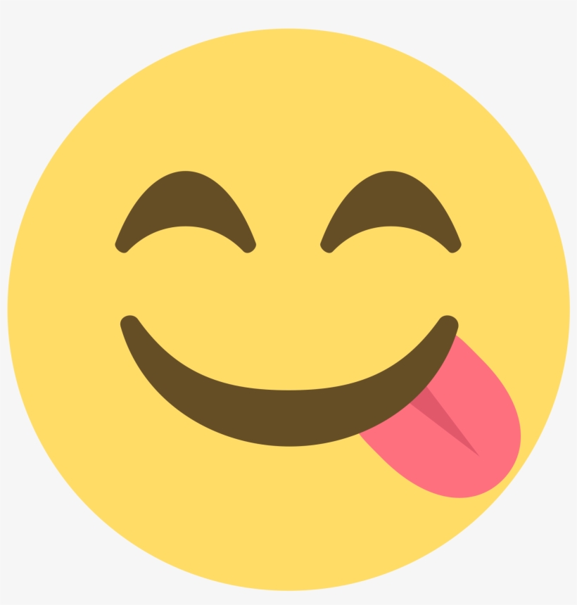 Tongue Out Emoji Png Vector Transparent Library - Emoji Notebooks: Emoticon Notebook, Blank Composition, transparent png #4474865