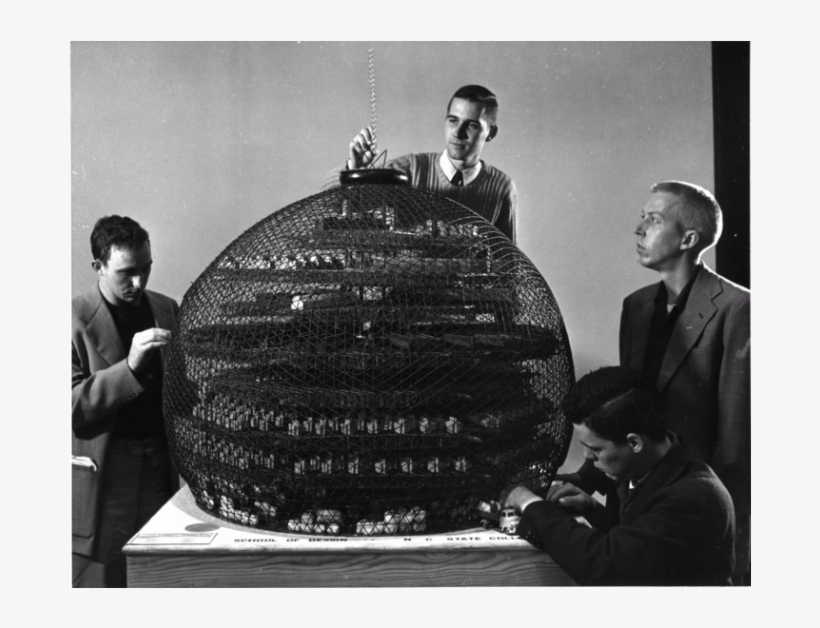Design Students In Buckminster Fuller's Class Design - Buckminster Fuller, transparent png #4475253