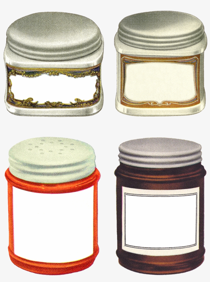 The Fancy And Plain Label Designs Make These Digital - Jar, transparent png #4476514