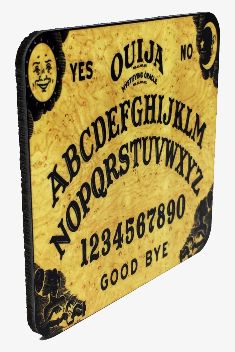 Ouija Board Drink Coaster - Ouija Board Flask D1 8oz Stainless Steel Talking Spirit, transparent png #4476586