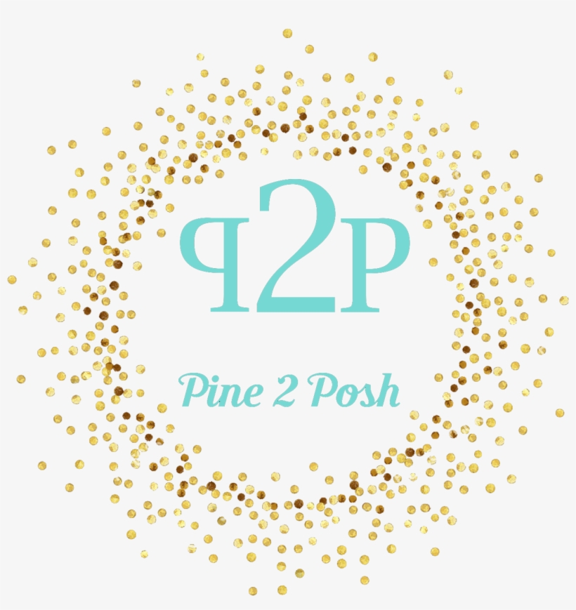 P2p Button Pine 2 Posh - New Year 2018 Frame, transparent png #4477225