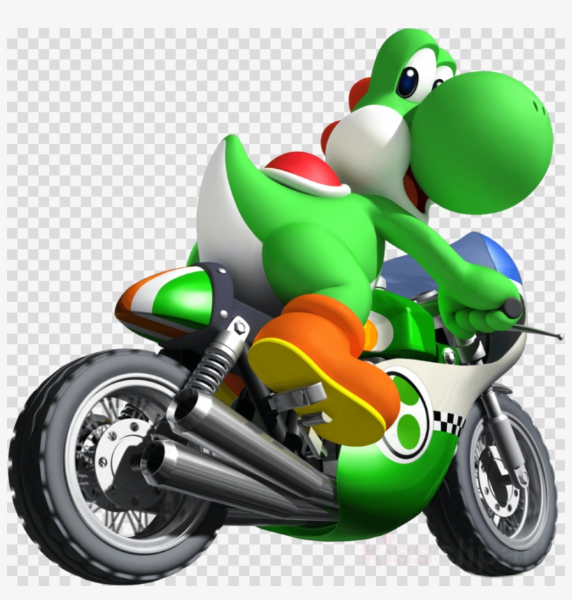Download Yoshi Mario Kart Wii Clipart Mario Kart Wii - Yoshi Mario Kart Png, transparent png #4477293