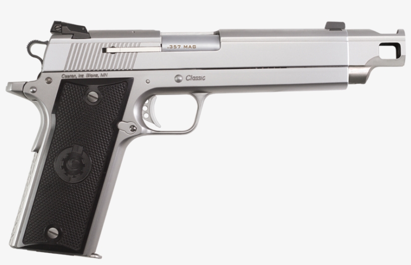 Coonan Compensated 357 Mag, - Dan Wesson Valor Stainless 45, transparent png #4477657