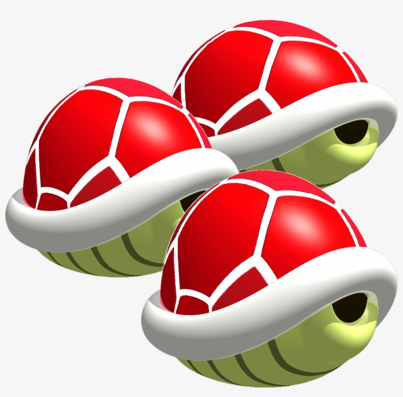 Image Triple Red Shells Mario Kart 64png Mario Kart - Super Mario Kart Red Shell, transparent png #4477761