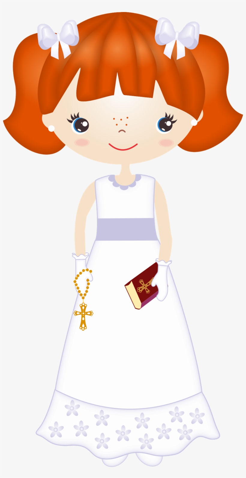 Explore These Ideas And More - First Communion Girl Clipart, transparent png #4478656