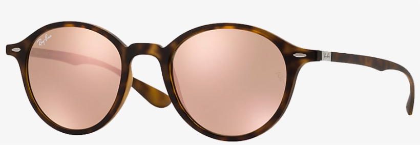 Ray Ban Round Style Sunglasses - Ray Ban Round Liteforce Unisex Sunglasses Lenses: Pink,, transparent png #4479335