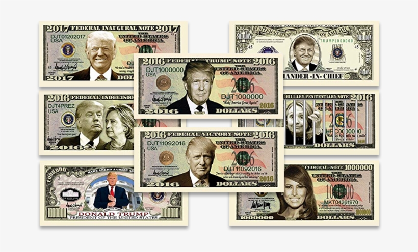 Collector's Edition Bundle - Set Of 100 - Donald Trump 2016 Presidential Dollar, transparent png #4479564