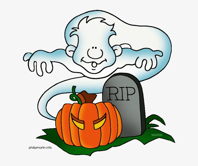 Ghost Clip Art - Halloween Clip Art Gif, transparent png #4479822