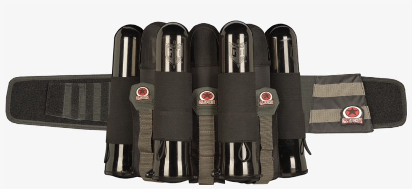 More Information - G.i. Sportz Paintball 5+6 Glide Pack Harness - Black, transparent png #4480082