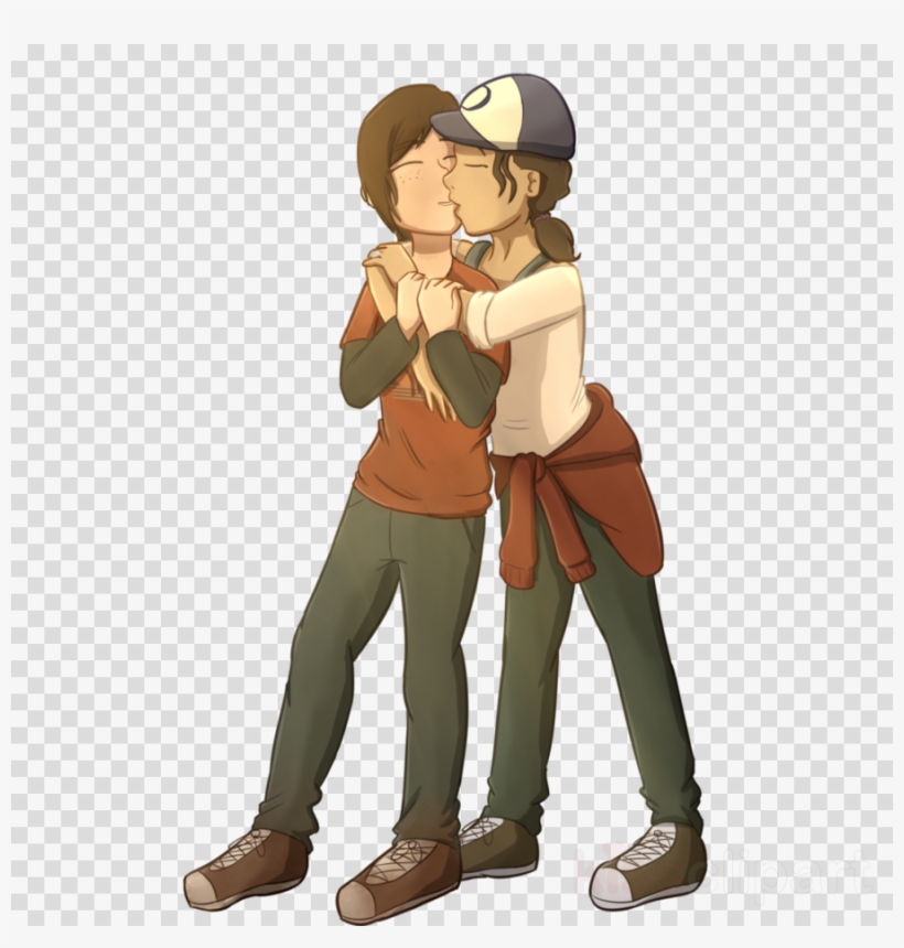 Download Ellie And Clementine Kiss Clipart Clementine - Clip Art, transparent png #4480687