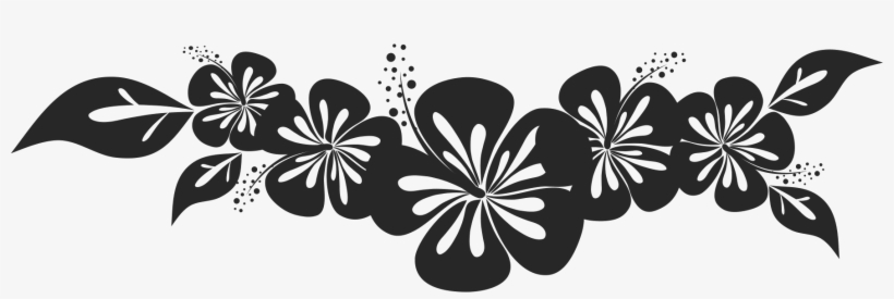 Hibiscus Spray Rubber Stamp - Stickers Ile De La Réunion, transparent png #4481068