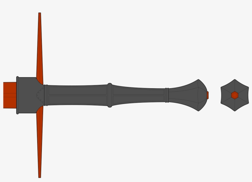 125cm Overall, 25cm Grip Pommel, 25cm Guard - Dagger, transparent png #4481070