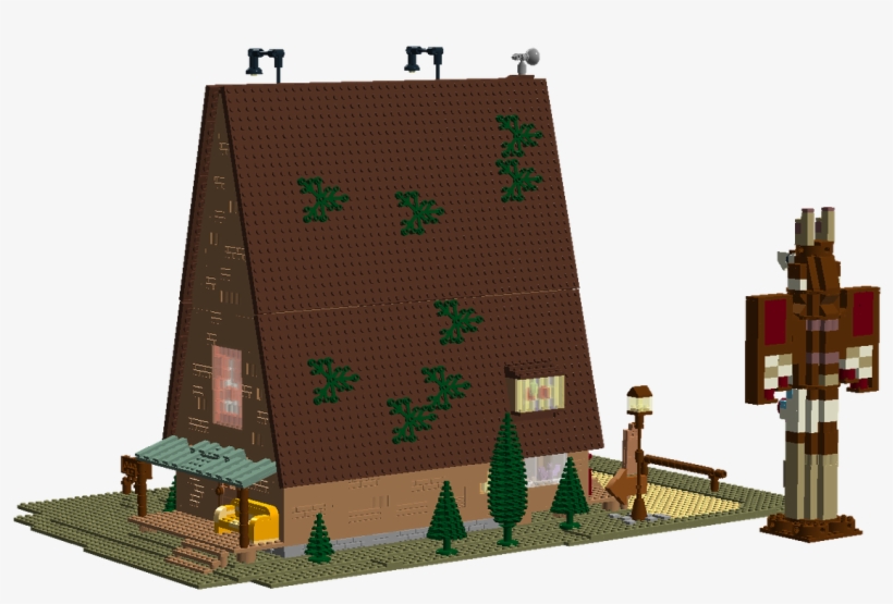 Mystery Shack "gravity Falls" - House, transparent png #4481733