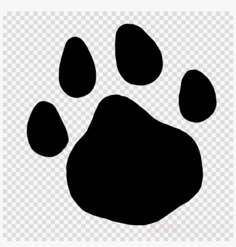 Cat Paw Print Png Clipart Cat Dog Paw - Transparent Background Lp Record Clip Art, transparent png #4482008