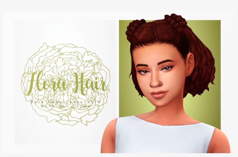 • Comes Will All Ea Hair Colors - Isjao Flora Hair, transparent png #4482509