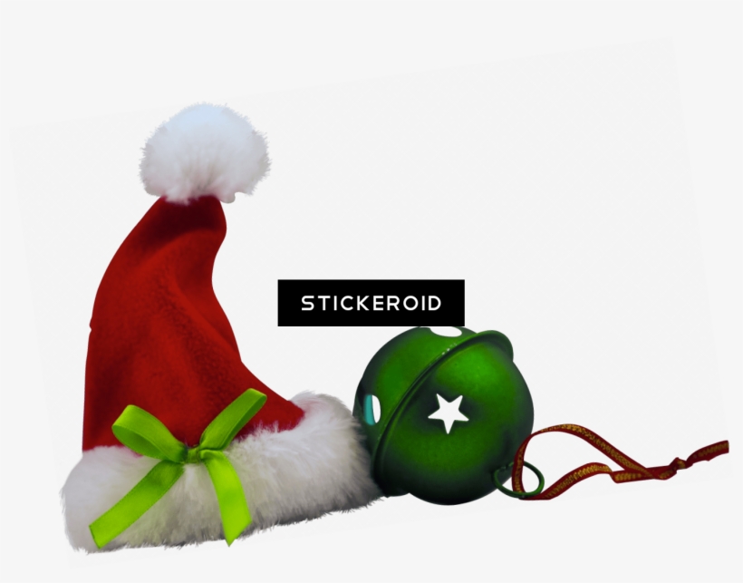 Christmas Hat And Bell - Christmas, transparent png #4483061