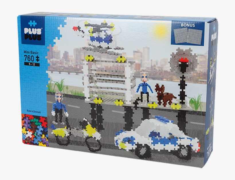 Plus-plus Basic 760 Police - Plus Plus Basic Parts 760 Mini Fire Rescue, transparent png #4483508
