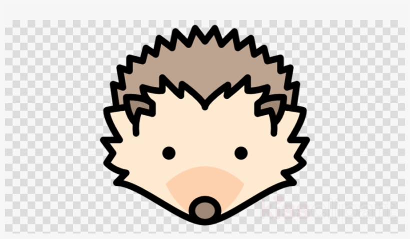 Hedgehog Face Silhouette Clipart The Hedgehog - Hedgehog Face Vector, transparent png #4483806