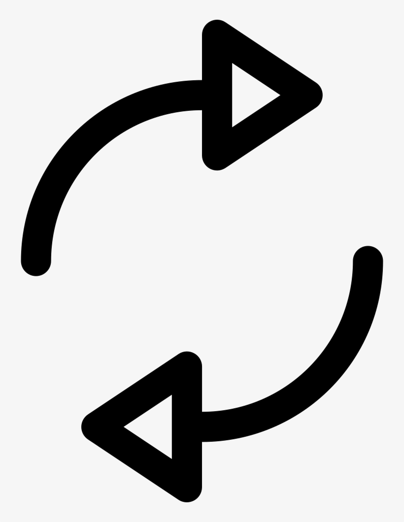 Curve Arrows Comments - Curved Left And Right Arrow, transparent png #4485069