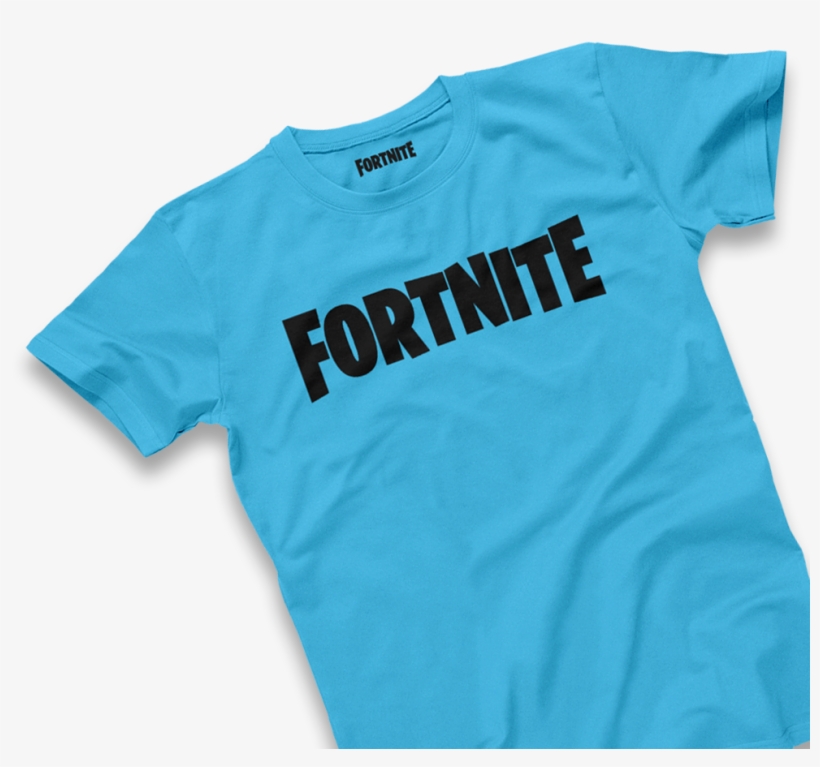 Fortnite Black/blue Logo Tee - Fly Trap Skin On Fortnite, transparent png #4485293