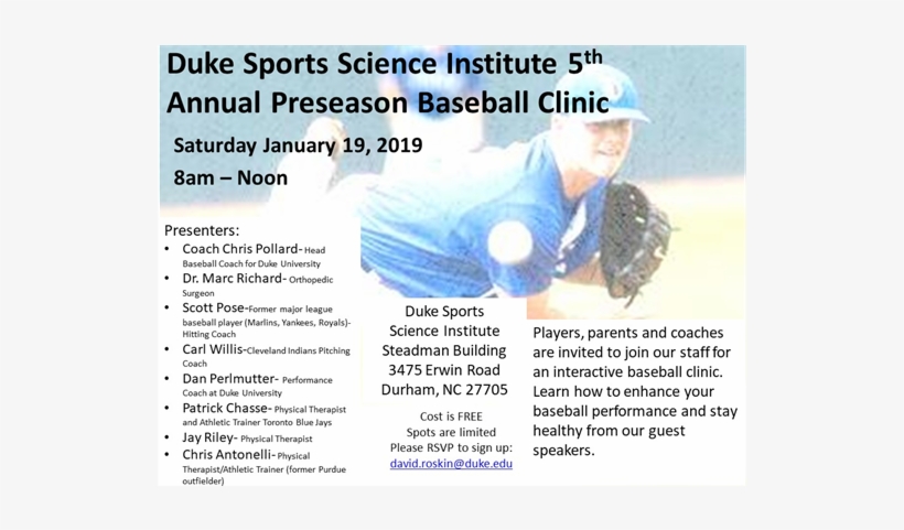 Duke Sports Science Institute 5th Annual Preseason - Duke Sports Sciences Institute, transparent png #4486033
