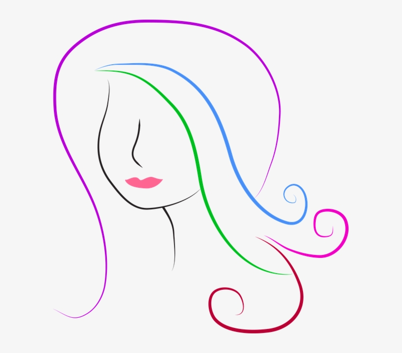 Haircut - Line Art, transparent png #4486606
