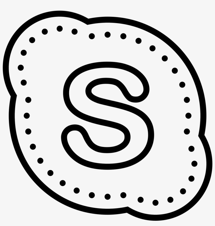 This Is A Skype Icon - Circle Icon Png, transparent png #4486857