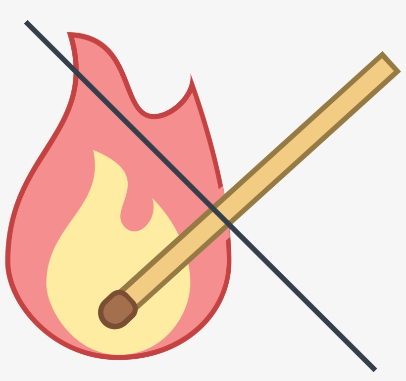 No Fire Icon - Icon, transparent png #4487300