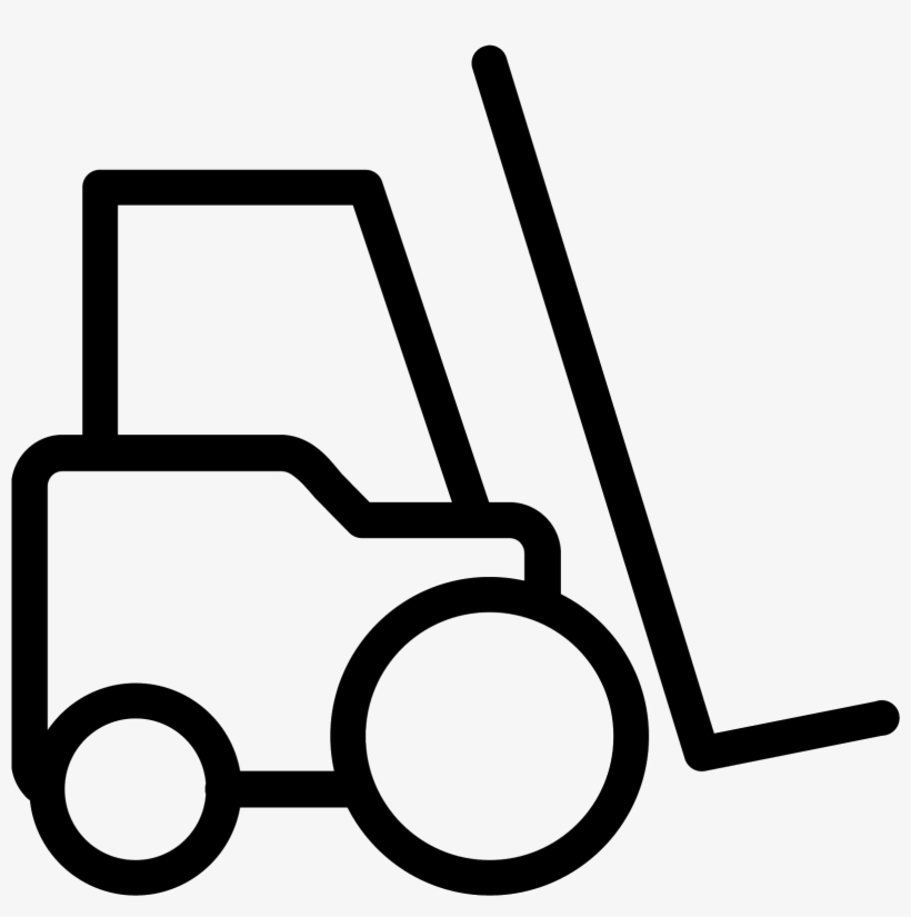Fork Lift Icon - Forklift Icon Free, transparent png #4487302