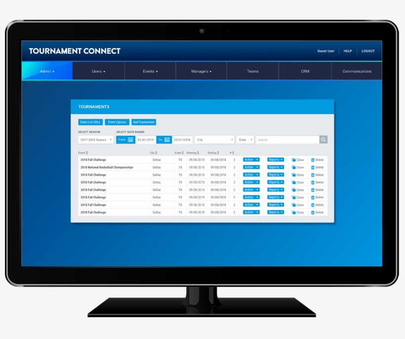 League & Competition Management - Computer Monitor, transparent png #4487715