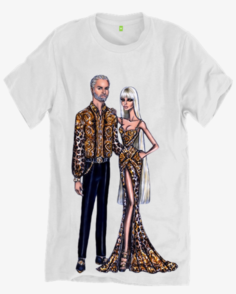 Womens Versace Logo T Shirt - Hayden Williams Couple, transparent png #4488091