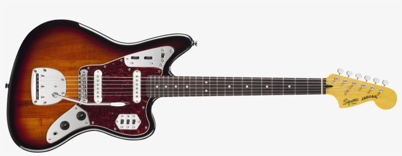 Squier Vintage Modified Jaguar 3 Color Sunburst - Fender Jazzmaster Classic Player Sunburst, transparent png #4488407