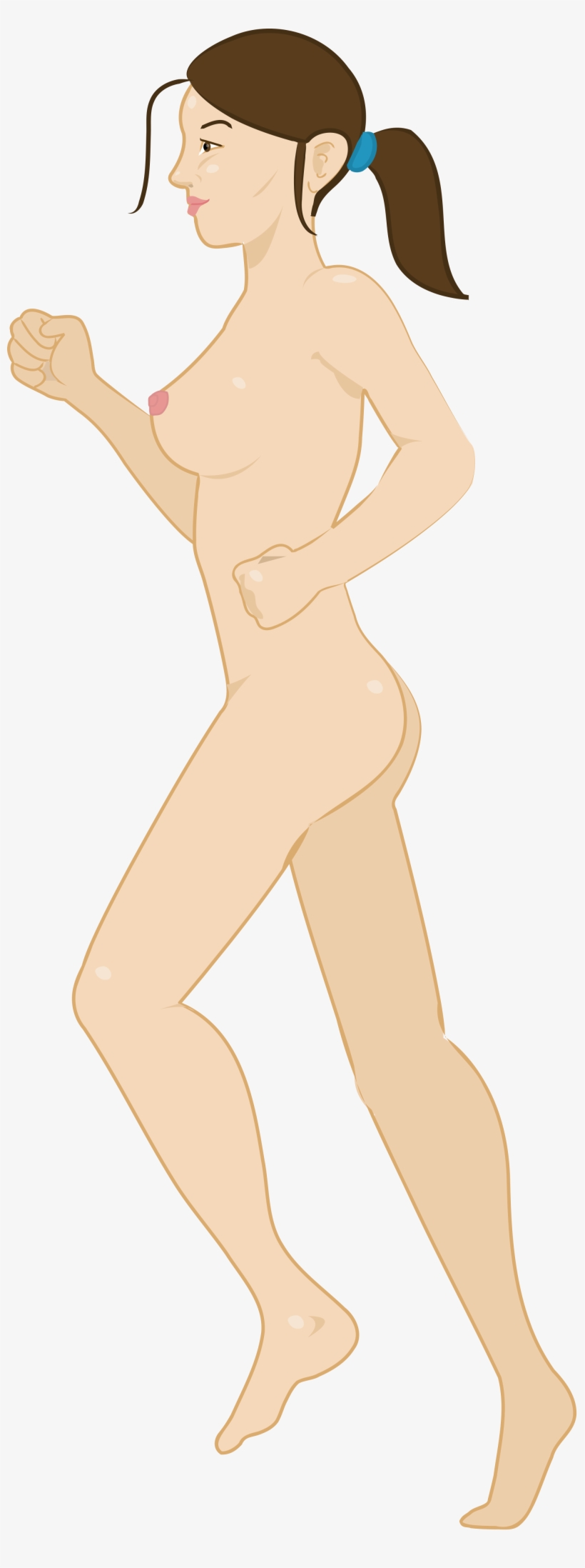 Open - Pixel Art Nude Women, transparent png #4489276