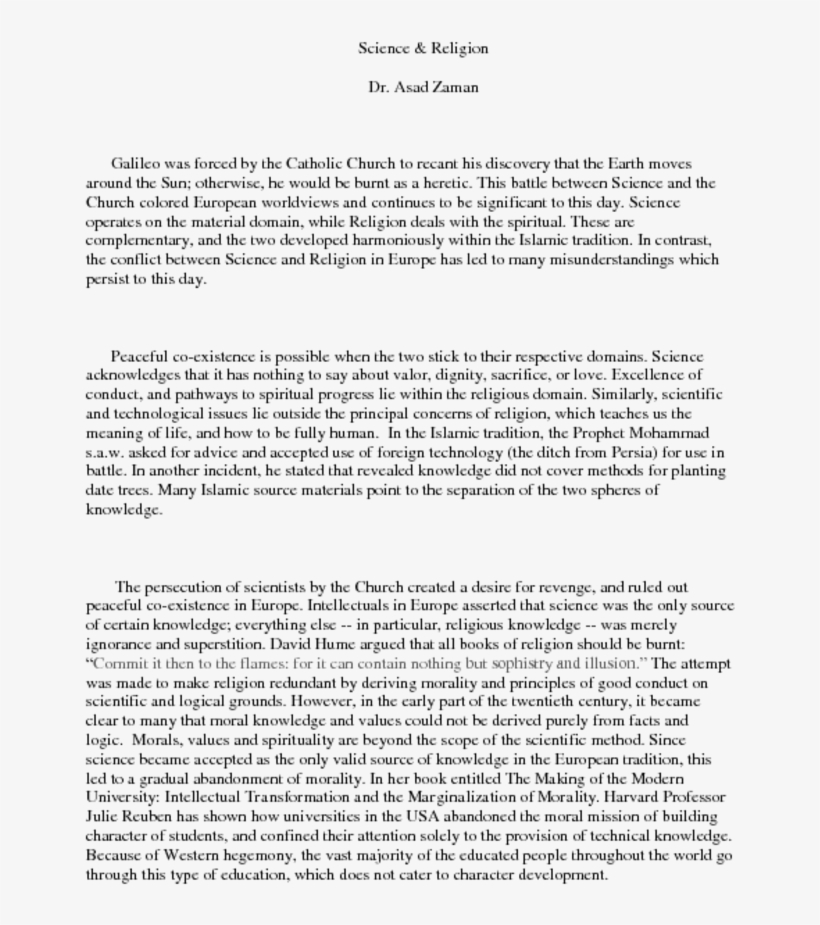 Asad Zamangalileo Was Forced By The Catholic Church - Document, transparent png #4490257