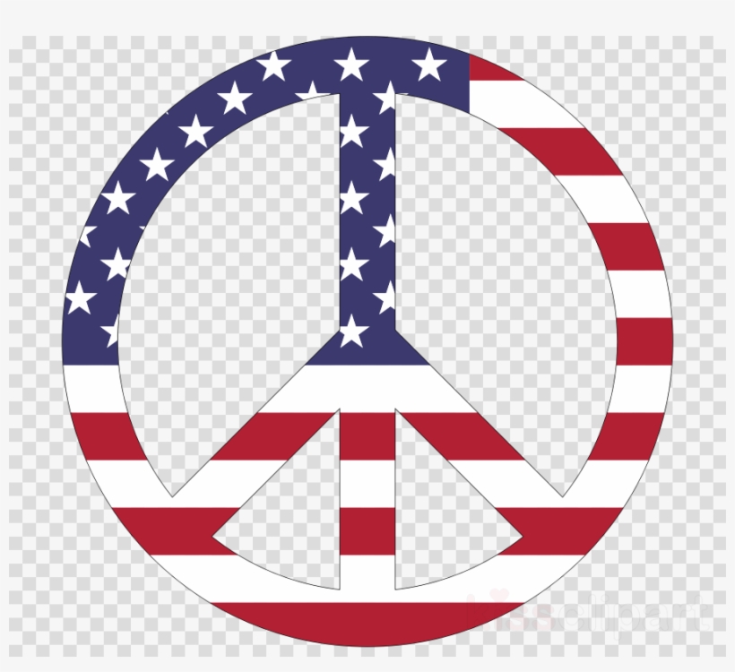 American Flag Military Star Clipart Flag Of The United - Peace Fourth Of July, transparent png #4490587